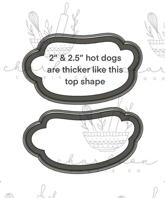 Fast food / junk food (fries, burger, hot dog) cookie cutter