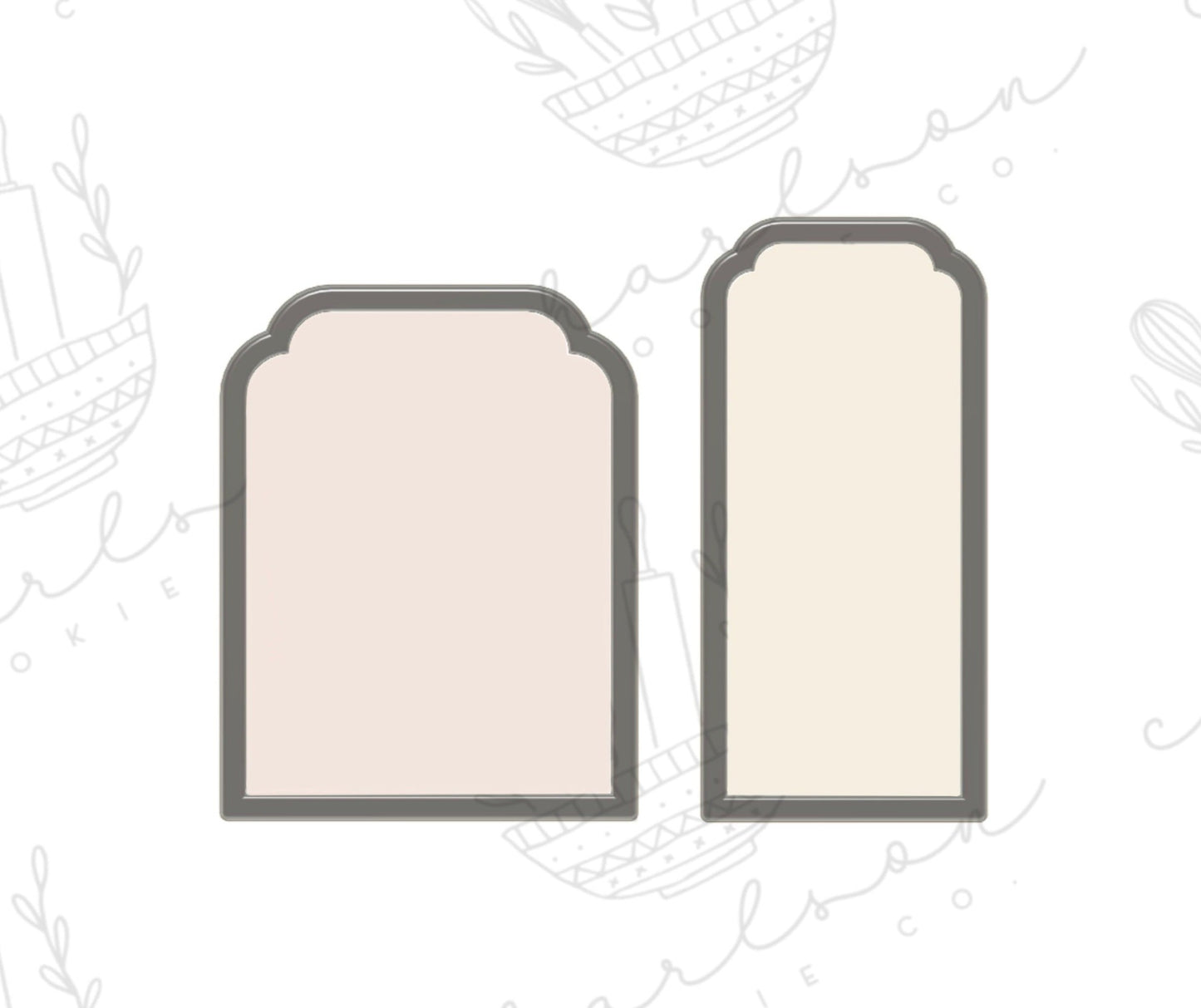 Plaque no. 7 cookie cutter