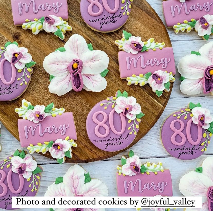 Olivia plaque cookie cutter