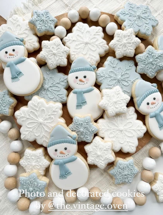 Snowman cookie cutter