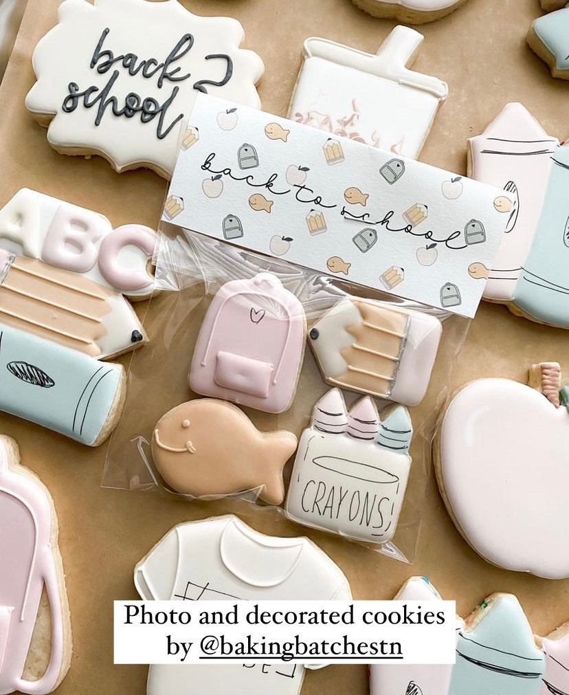 School cookie cutters