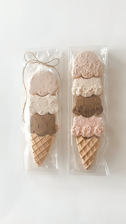 Build your own ice cream set no. 2 (3pc) cookie cutters set