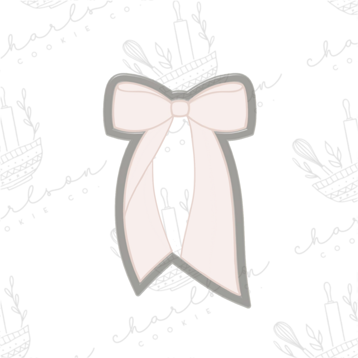Bow no. 8 cookie cutter