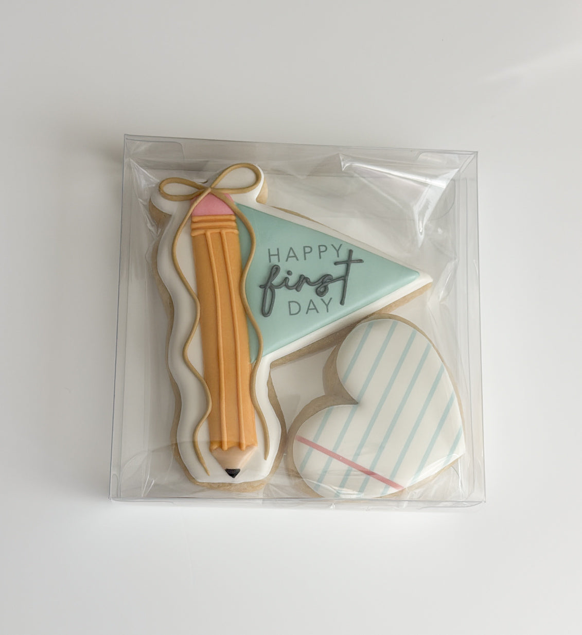 Happy First Day - 2PC Cookie (Back To School Cookie Presale 2026 - Local pickup ONLY)