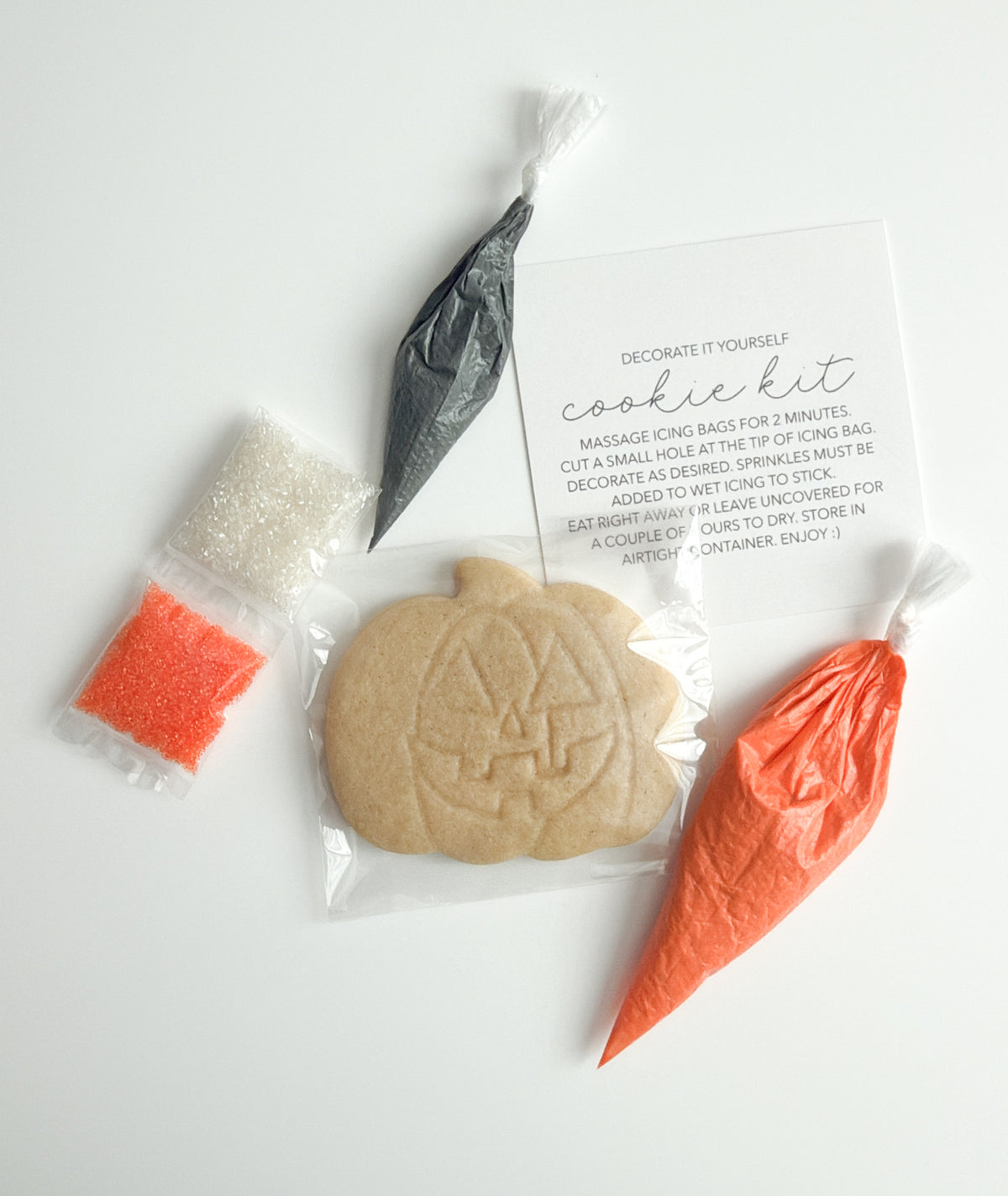 DIY Cookie Kit - Jackolantern (Halloween Presale 2026 - Local pickup ONLY)