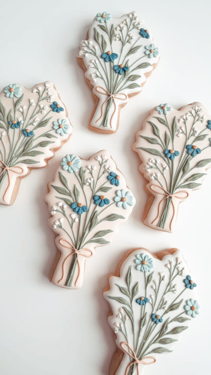 Floral bouquet no. 3 cookie cutter