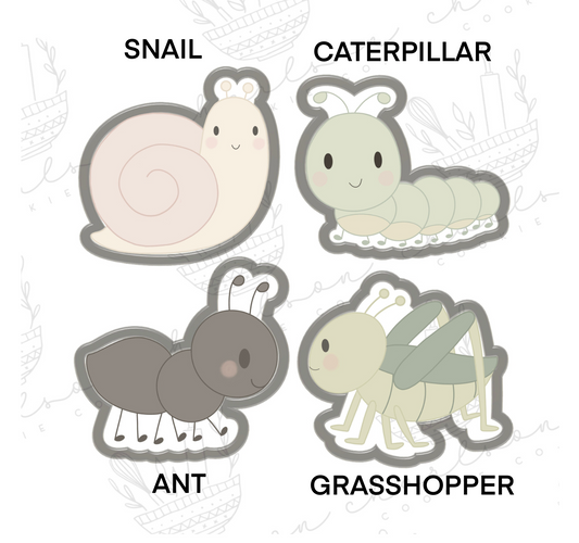Bugs theme 2 cookie cutter