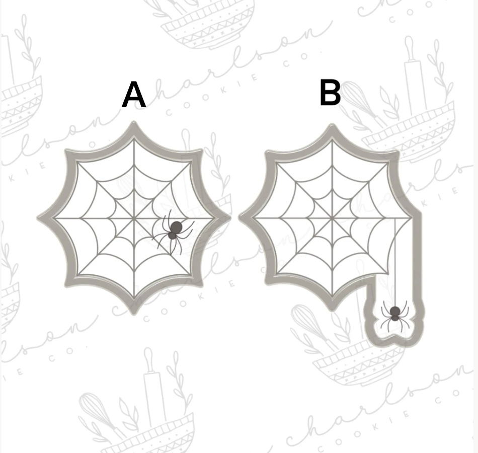Spider web cookie cutter (sweetdeespatisserie)