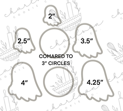 Ghost no. 2 cookie cutter