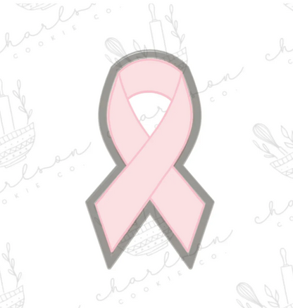 Awareness ribbon cookie cutter