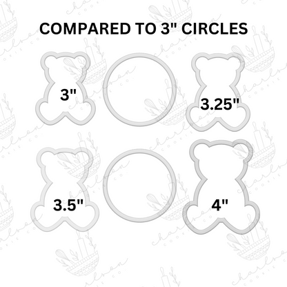 Teddy bear no. 4 cookie cutter