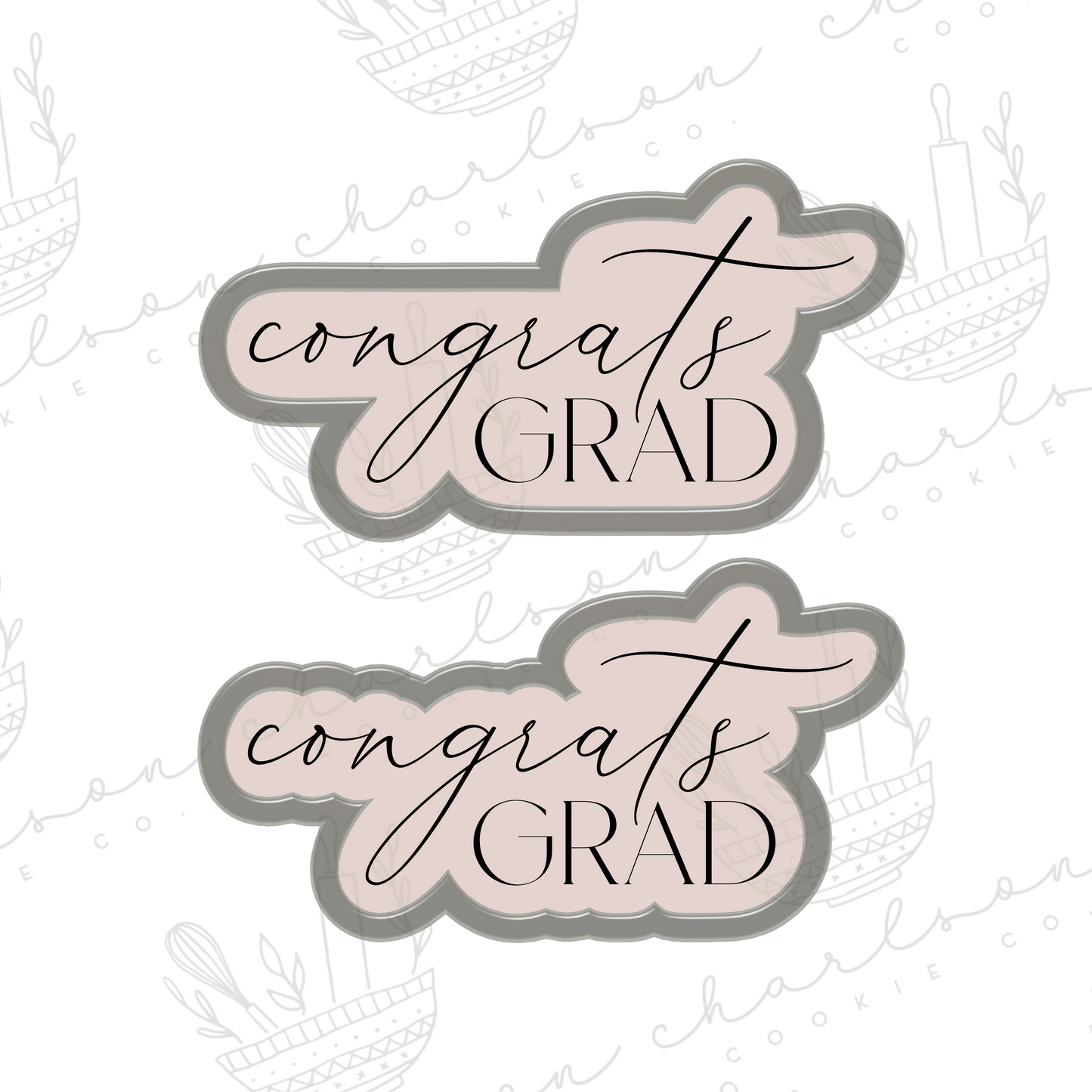 Congrats grad cookie cutter