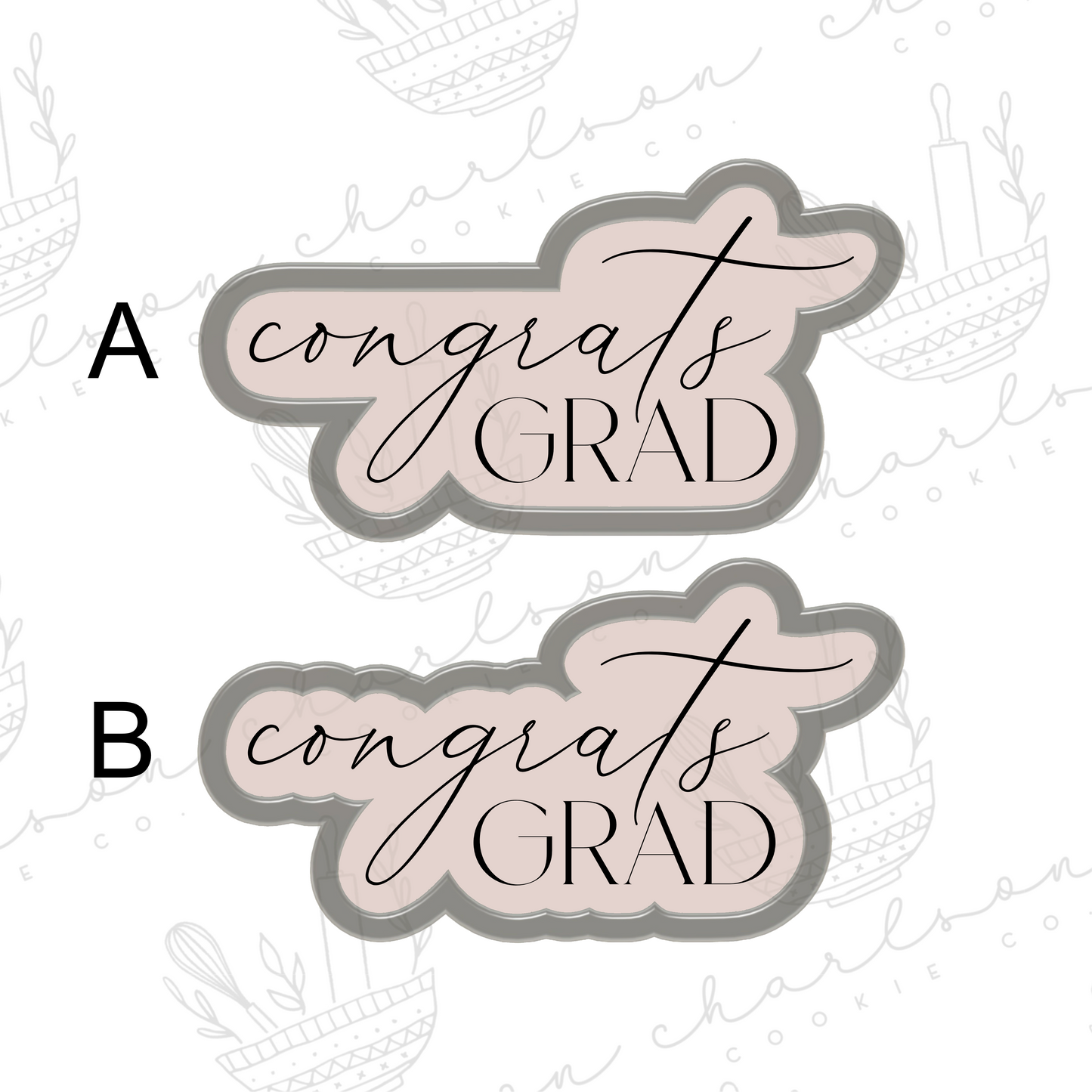 Congrats grad cookie cutter