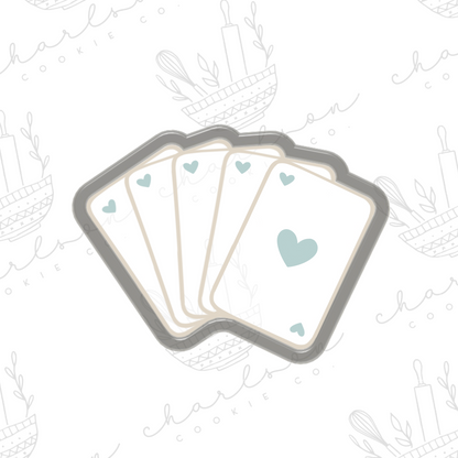 Playing cards cookie cutter