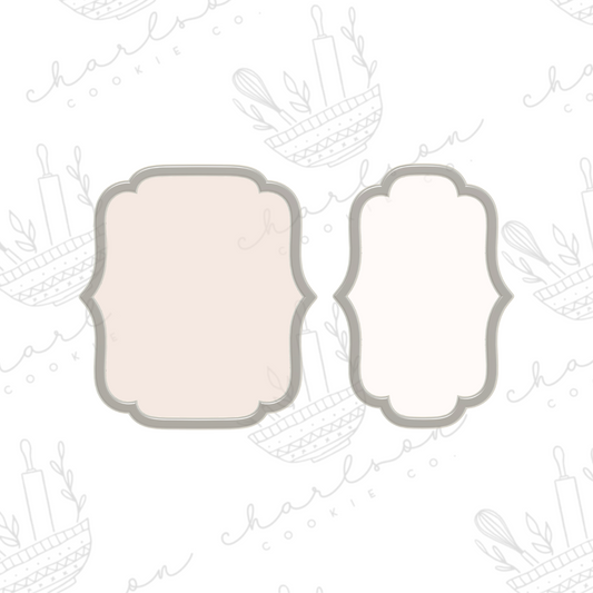 Plaque no. 16 cookie cutter