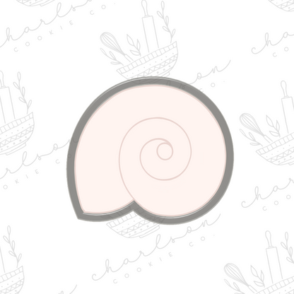 Moon shell cookie cutter