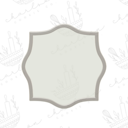Plaque no. 17 cookie cutter