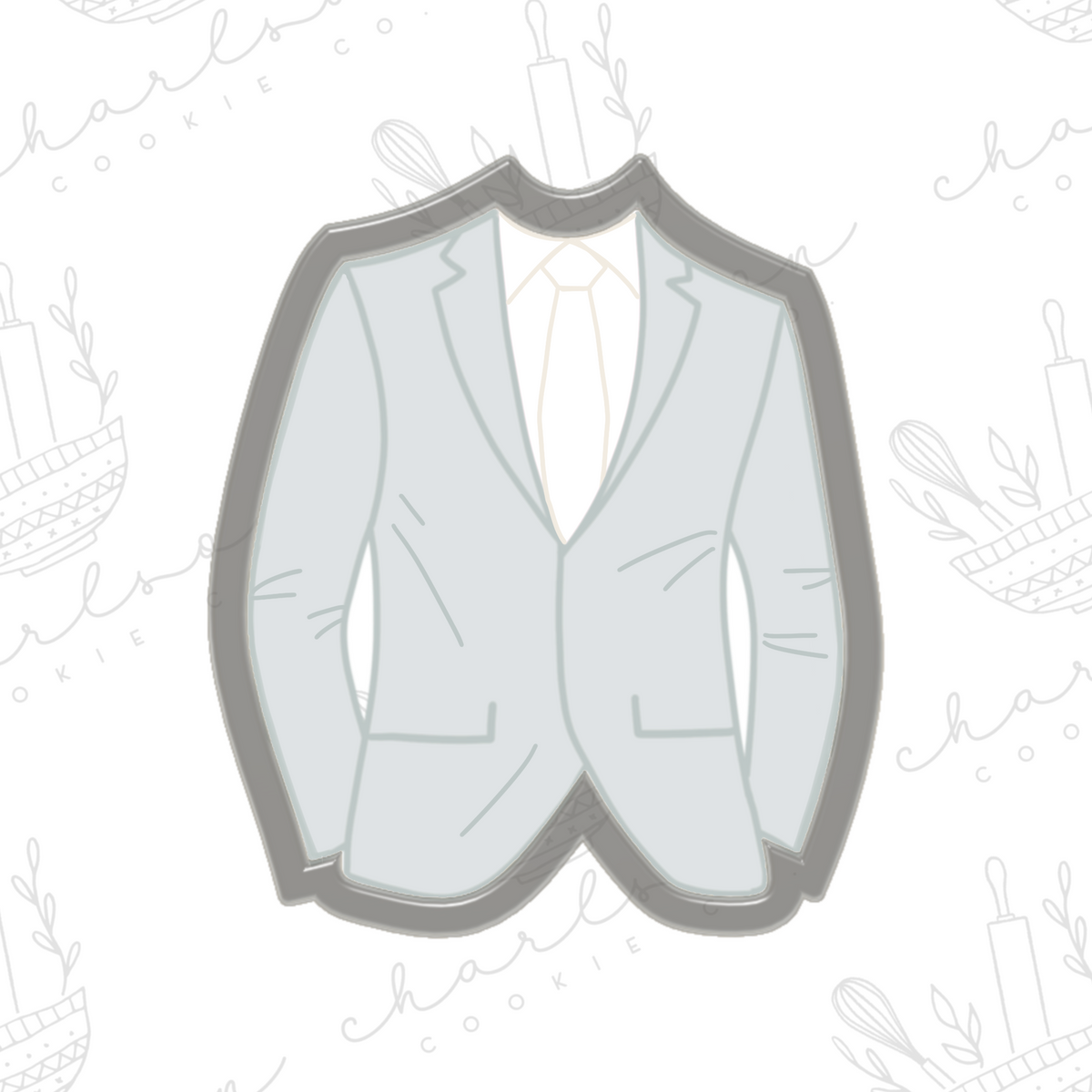 Suit jacket cookie cutter