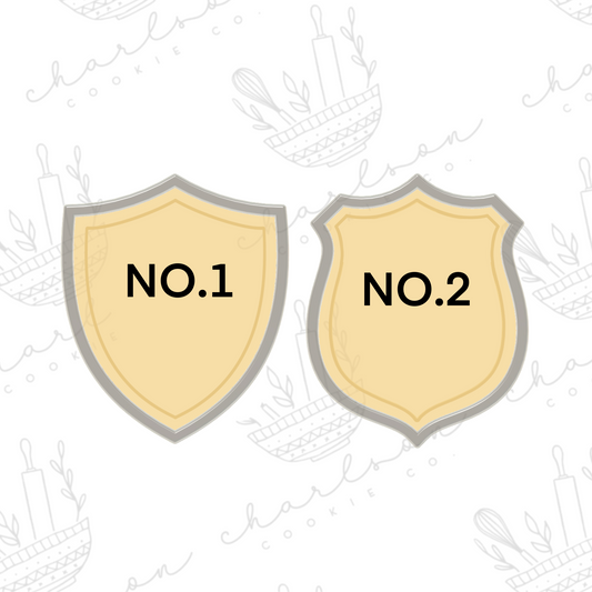 Badge cookie cutter