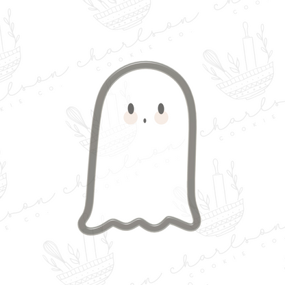 Tall ghost cookie cutter (Linen & Gray)