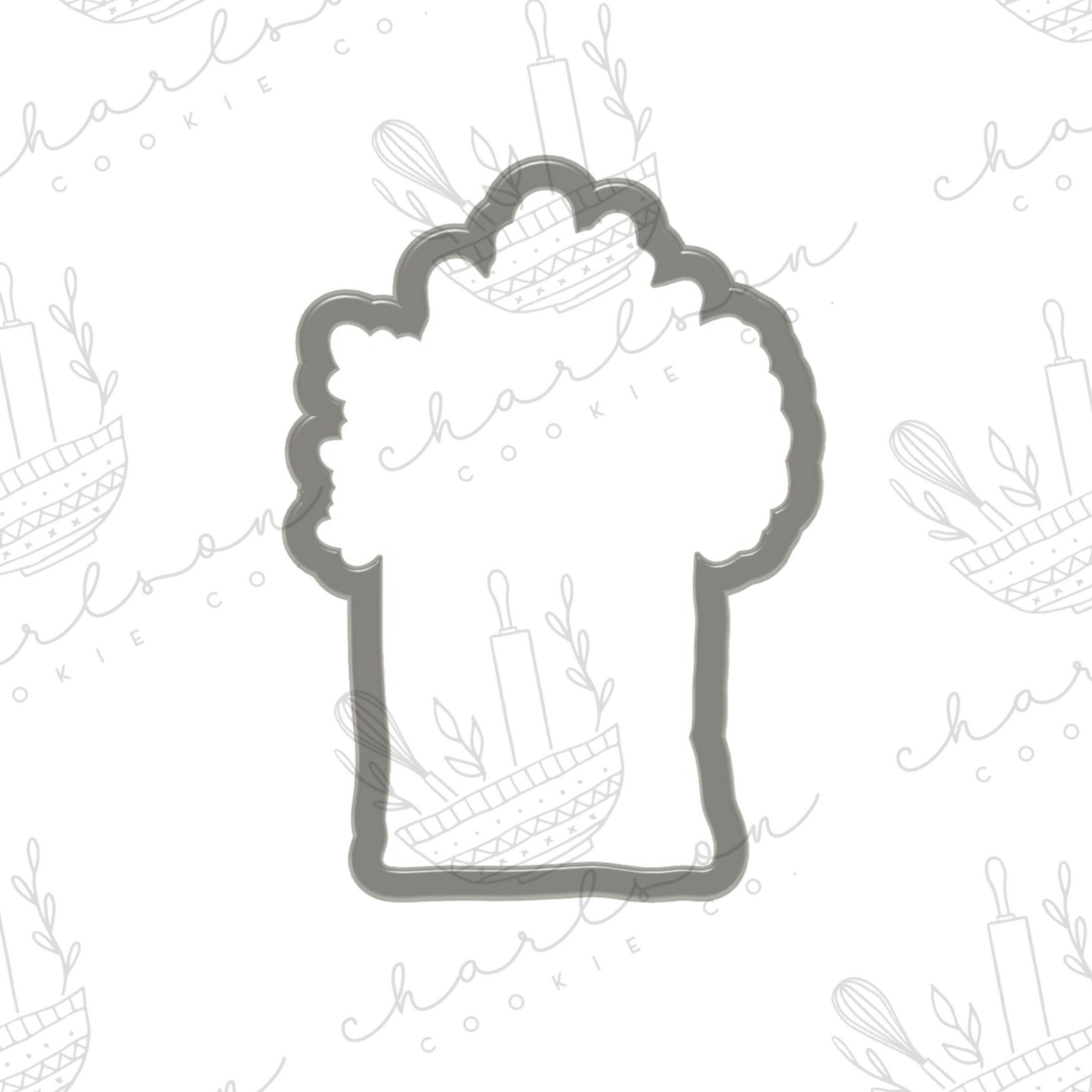 Farmers market tote cookie cutters (Linen & Gray)
