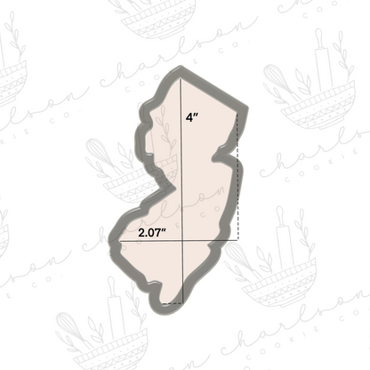 New jersey state cookie cutter