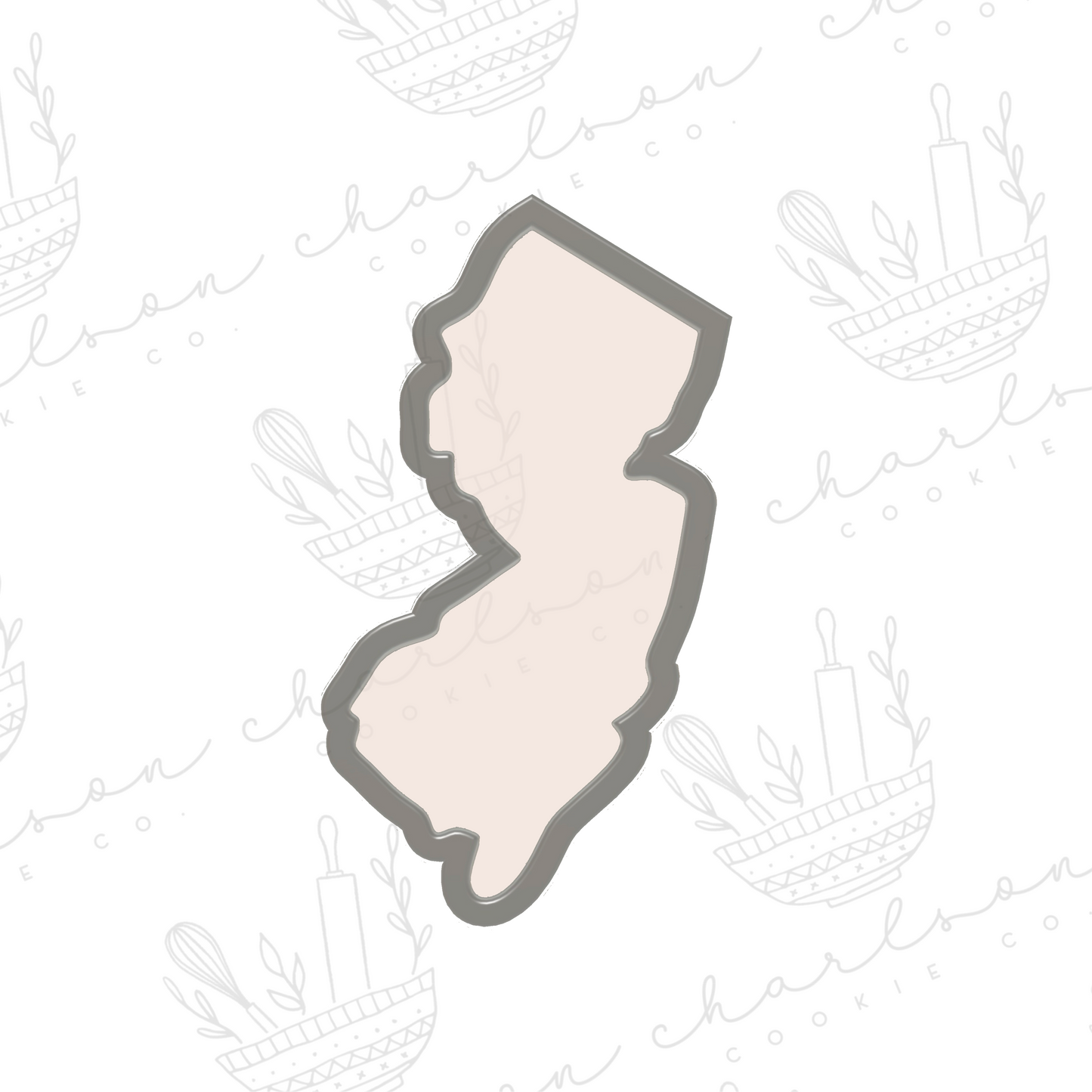 New jersey state cookie cutter