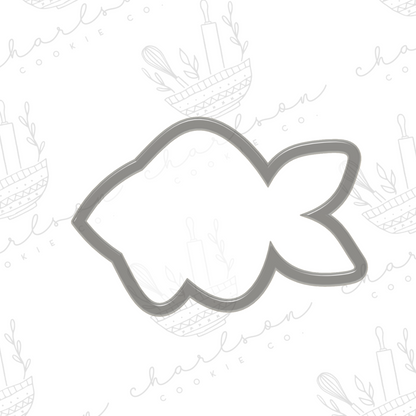 Fish cookie cutter (Linen & Gray)