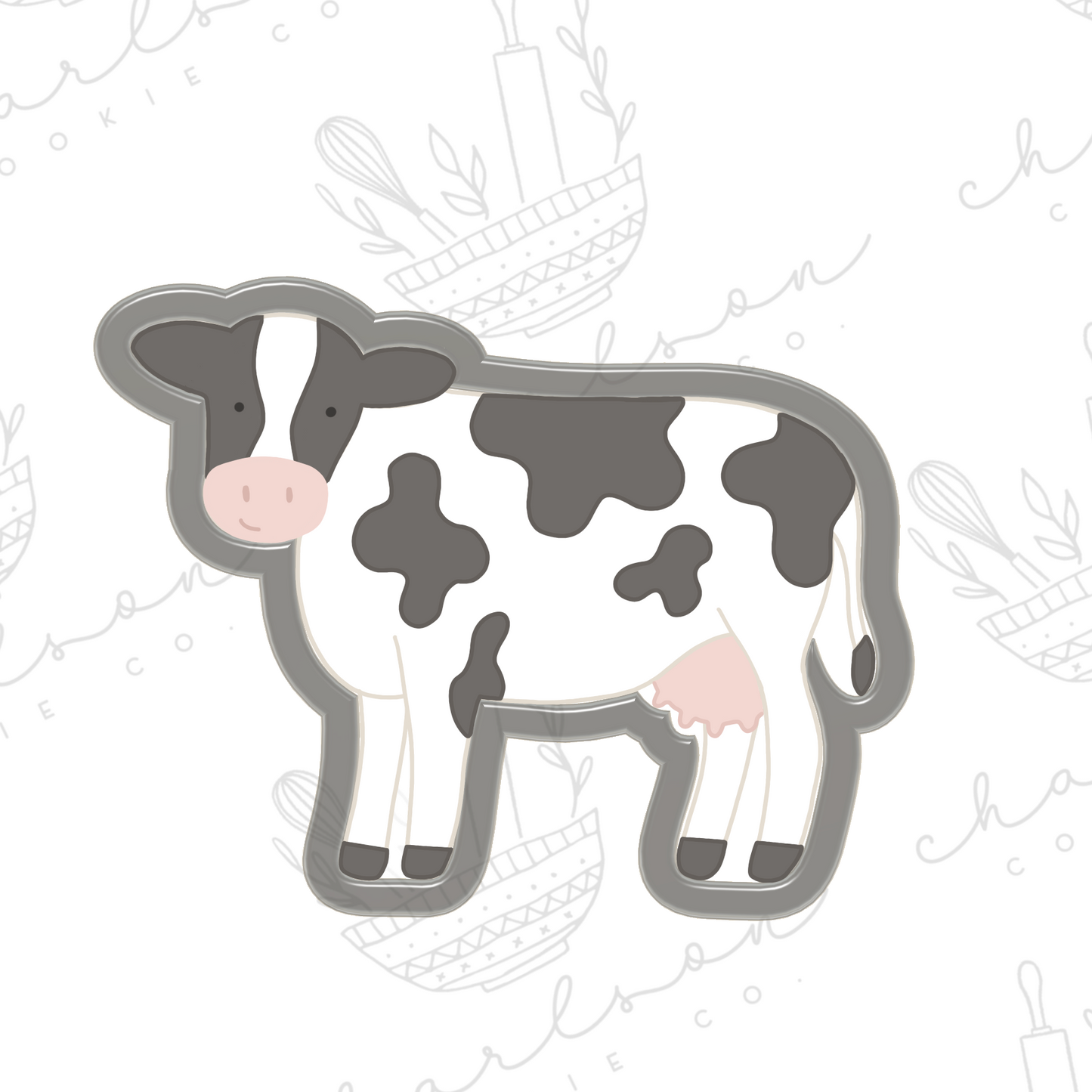 Cow no. 3 cookie cutter