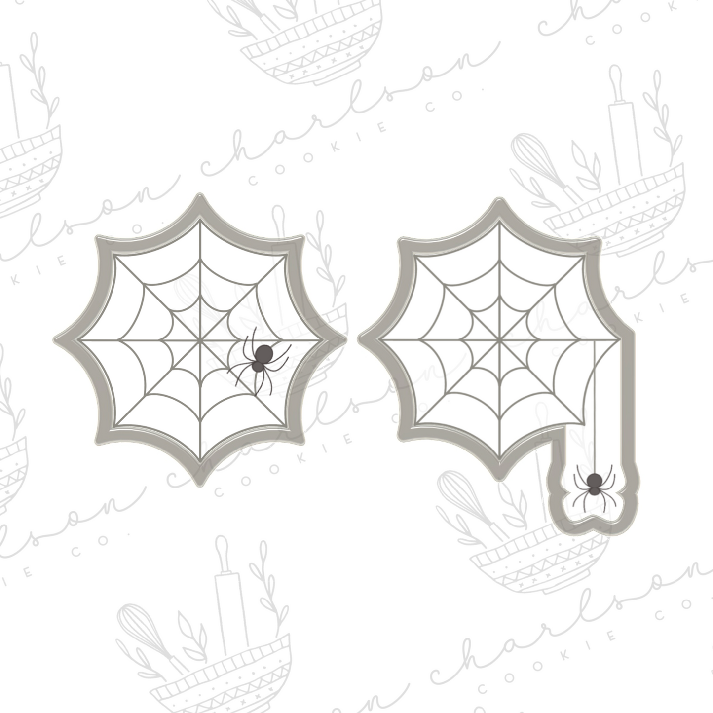 Spider web cookie cutter (sweetdeespatisserie)