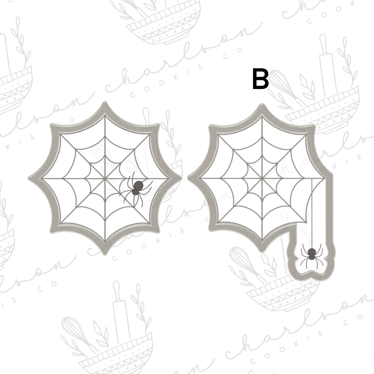 Spider web cookie cutter (sweetdeespatisserie)