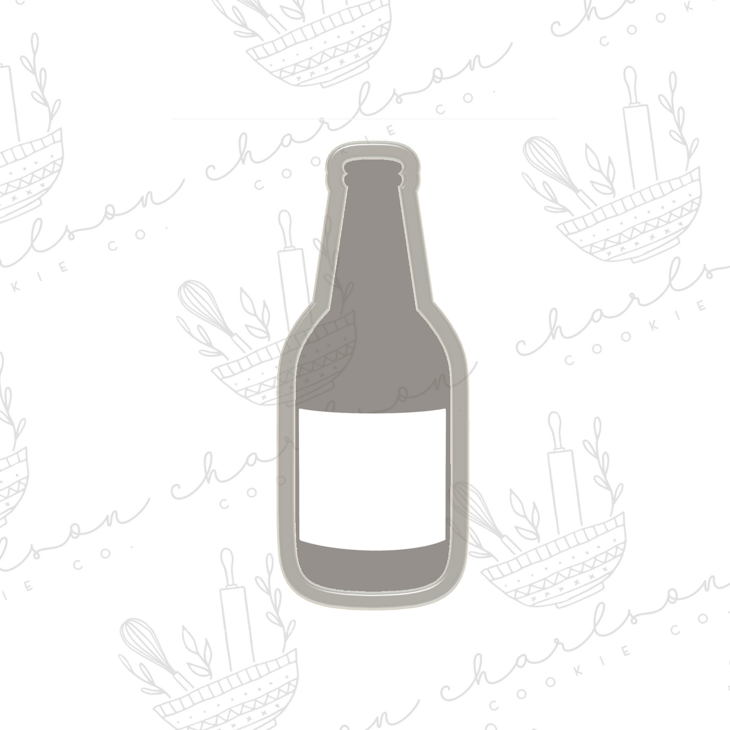 Beer bottle cookie cutter (sweetdeespatisserie)