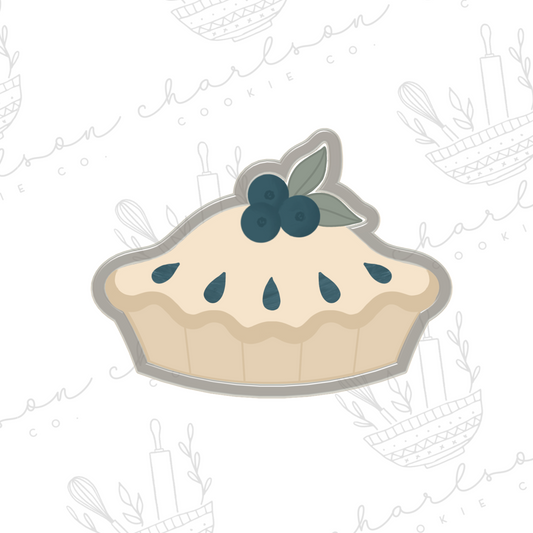 Pie with berries cookie cutter