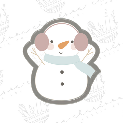 Snowman no. 4 cookie cutter