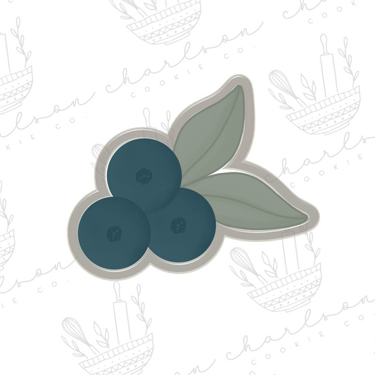 Blueberries cookie cutter