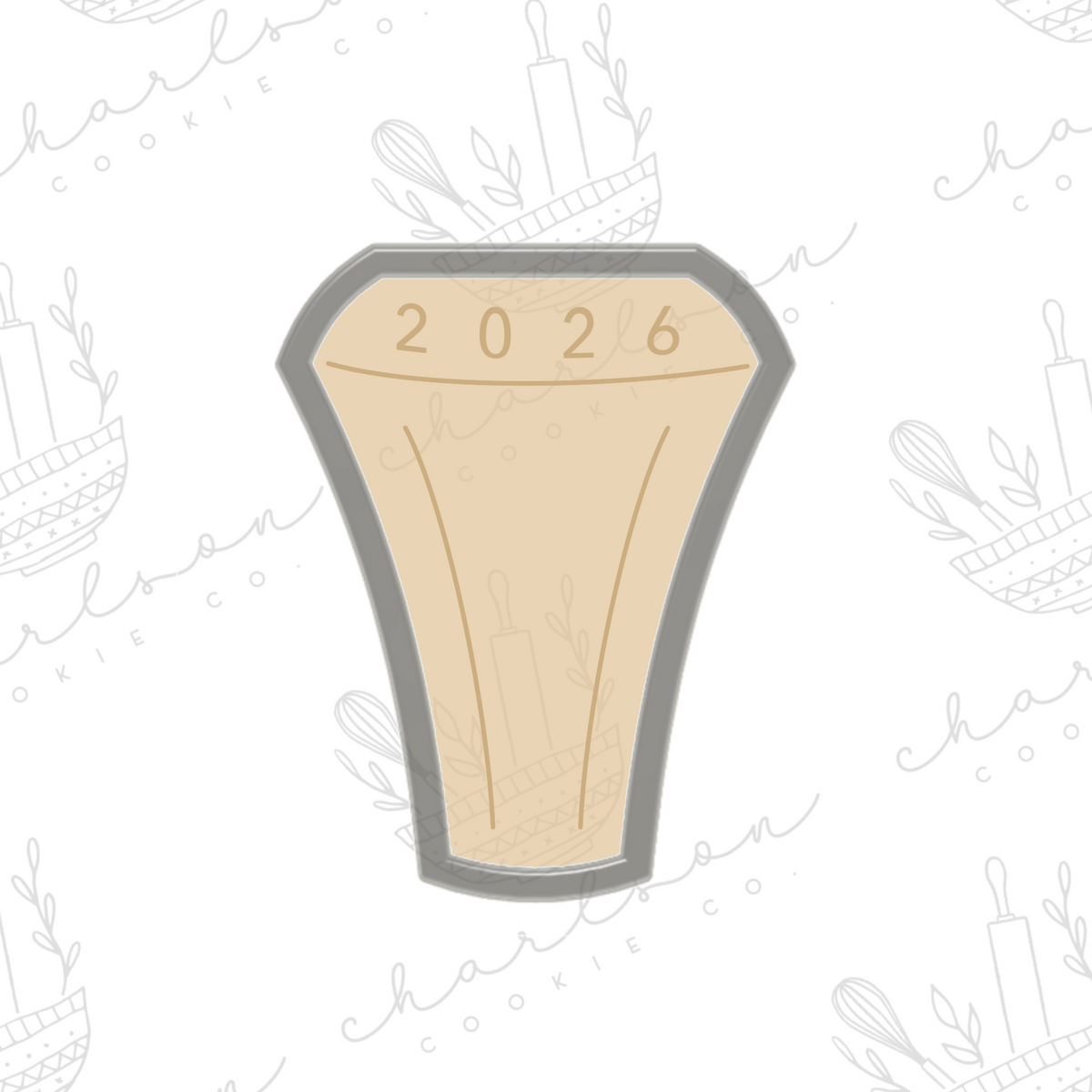 Class ring cookie cutter