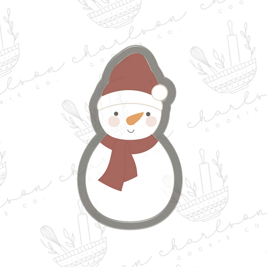 Snowman cookie cutter