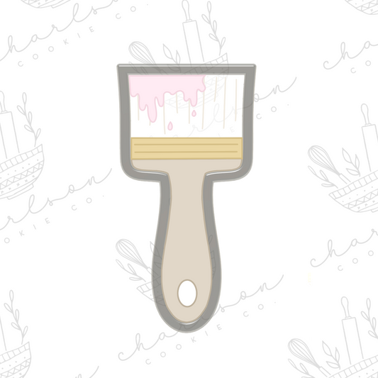 Paint brush cookie cutter