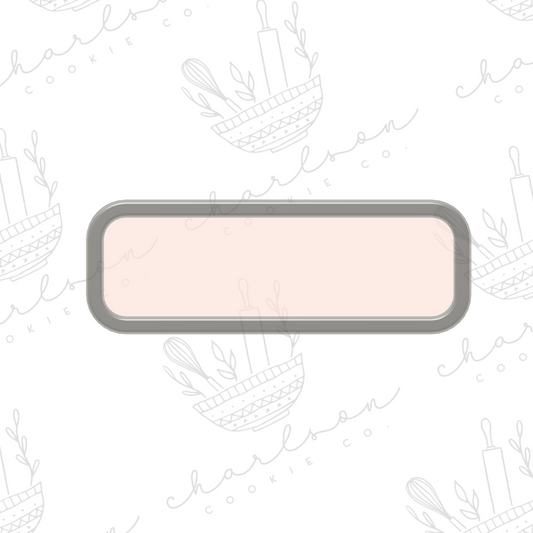 Rectangle (rounded off - skinny) cookie cutter