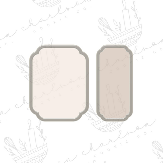 Plaque no. 7 - B cookie cutter