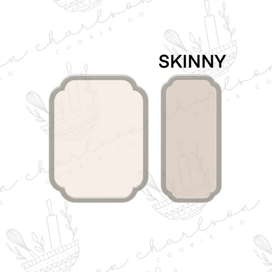 Plaque no. 7 - B cookie cutter