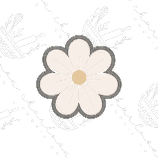 Daisy (7 petals) cookie cutter