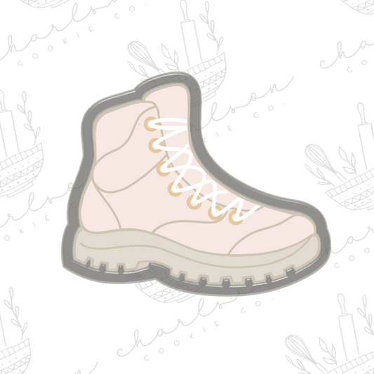 Hiking boot cookie cutter