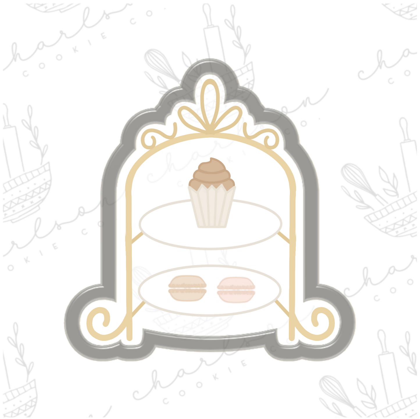 Tiered stand no. 2 cookie cutter