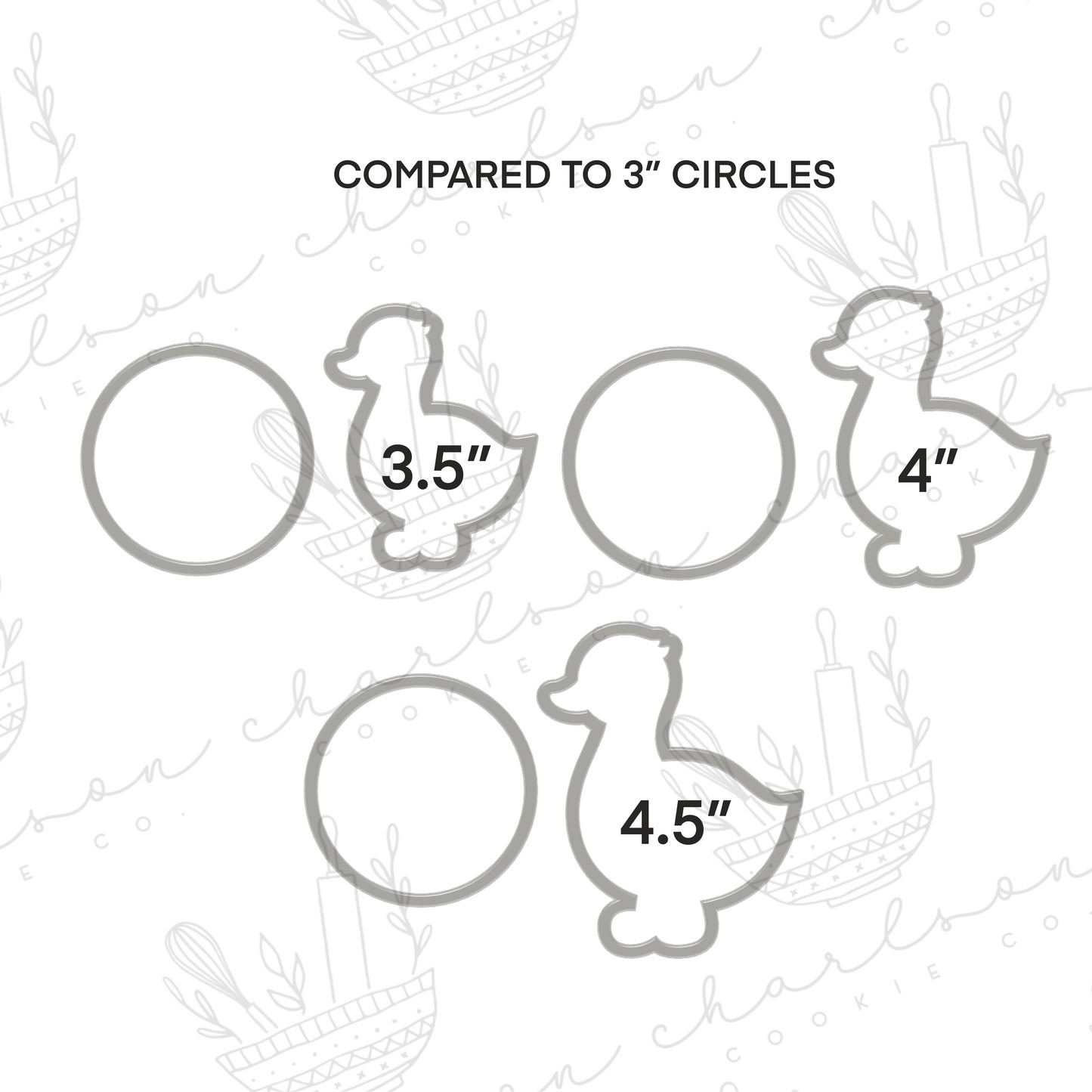 Duck no. 2 cookie cutter