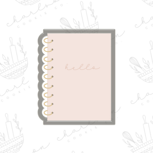 Notebook cookie cutter