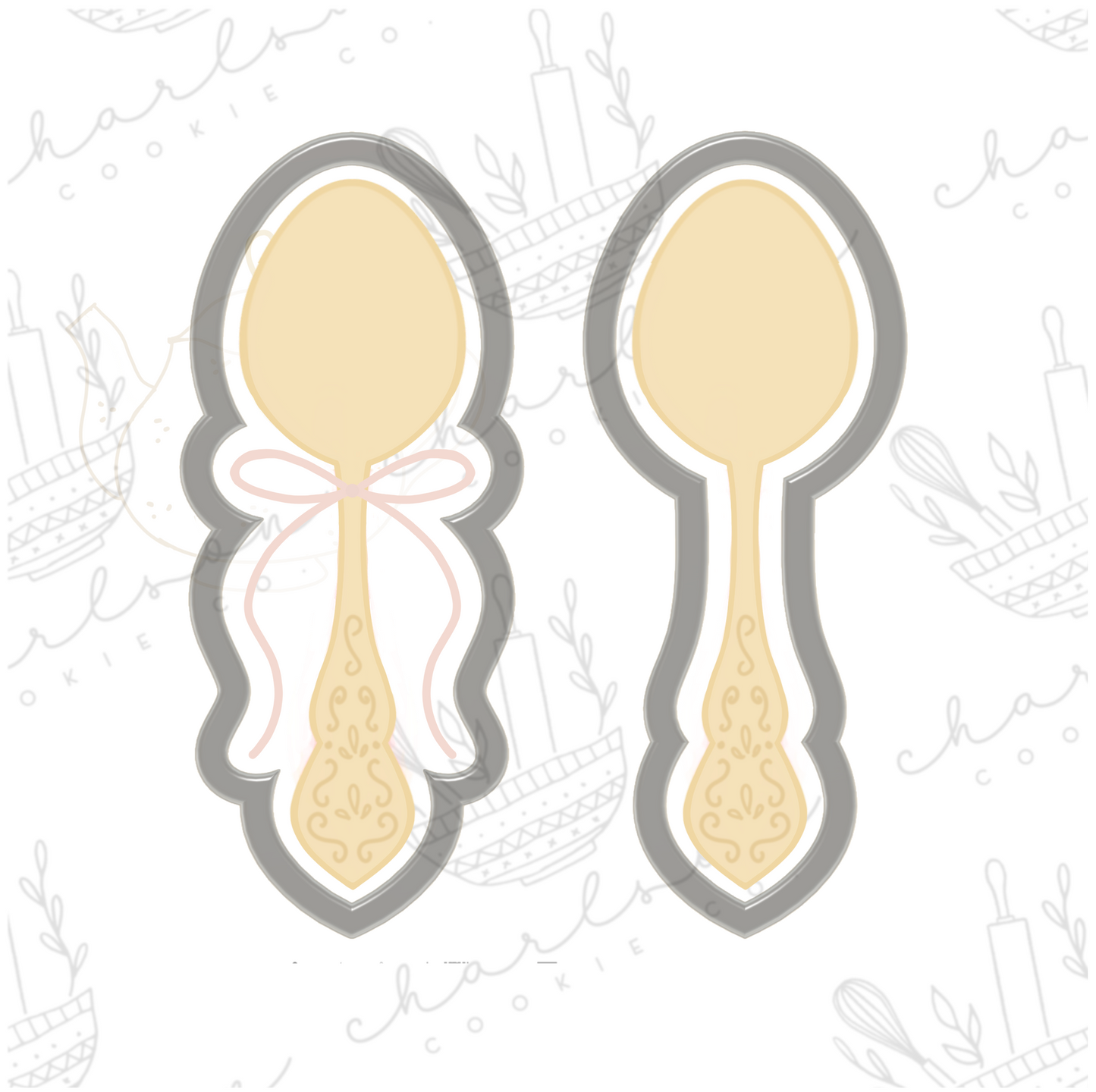 Teaspoon cookie cutter