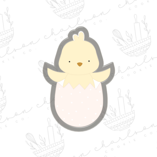 Hatching chick cookie cutter