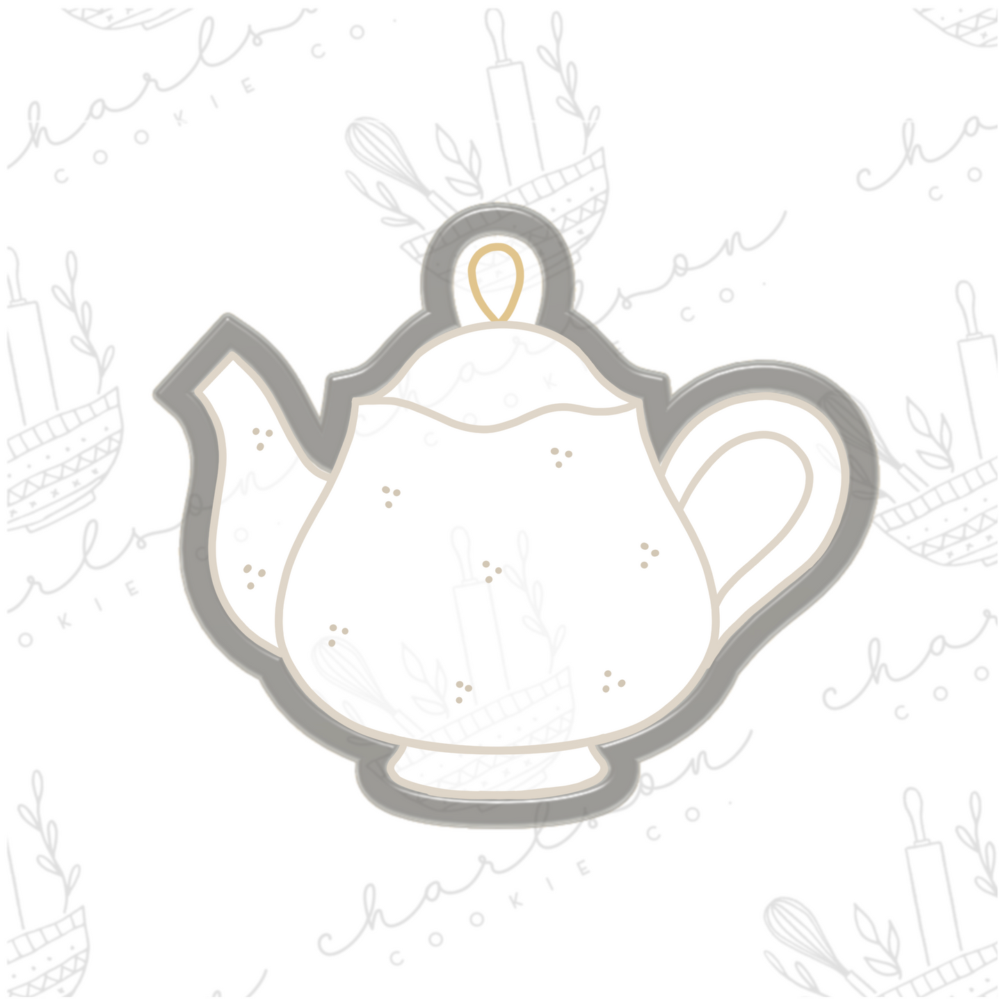 Teapot no. 3 cookie cutter
