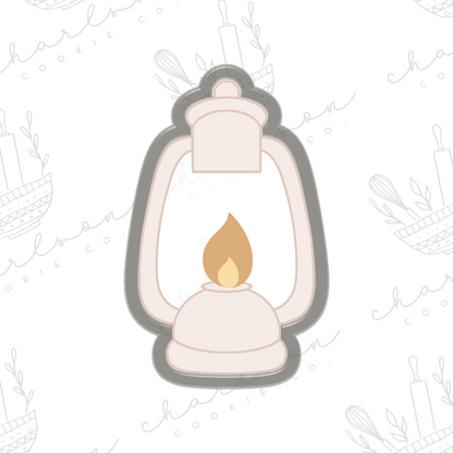 Camping lantern cookie cutter
